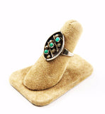 Turquoise and Sterling Native American Ring