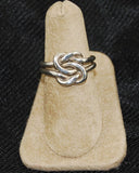 Handcrafted Sterling Silver Knot Ring 6