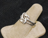 Handcrafted Sterling Silver Knot Ring 6