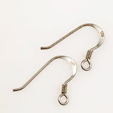 Sterling Silver Shepherd Hook Earrings