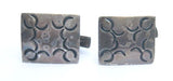 Native American Stamped Sterling Silver Cuff Links