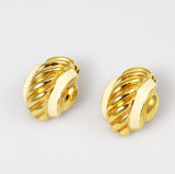 St. John Gold Designer Earrings