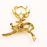 Back of John Reindeer Holiday Brooch 