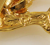 St. John Crest on back of Brooch