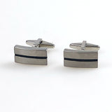 Stainless Modern Cuff Links 1970's