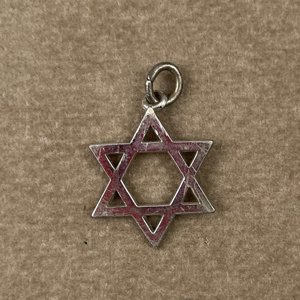 Sterling Silver Star of David Charm Vintage