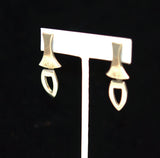 Sterling Silver Pierced Earrings Mexican