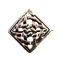 Sterling Celtic Knot Brooch
