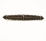 Edwardian Revival Marcasite Bar Pin by Stimmel