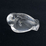Steuben Dove Hand Cooler Crystal