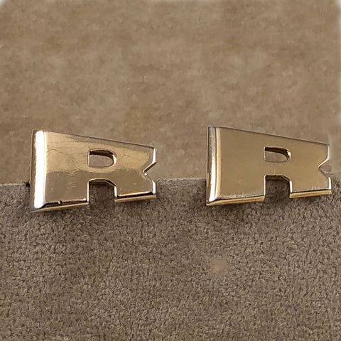 Swank R Initial Cuff Links