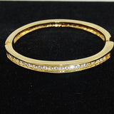 Gold and Swarovski Rhinestone Bracelet Vintage