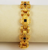 Swarovski Gold and Black Bracelet Vintage