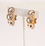 Swarovski Crystal Clip On Earrings - Signed Mint