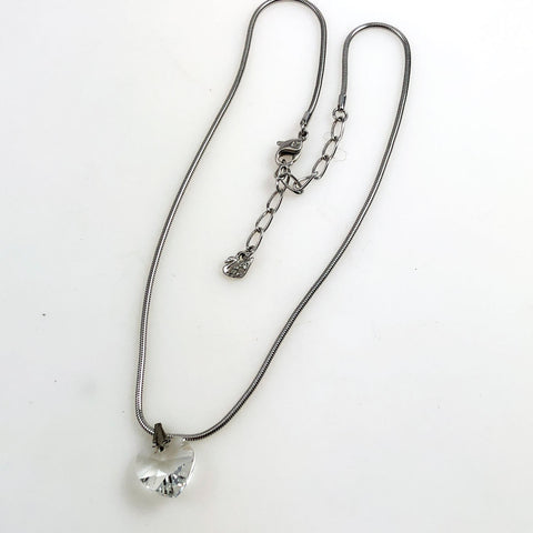 Swarovski Crystal Heart Necklace – Estate Beads & Jewelry