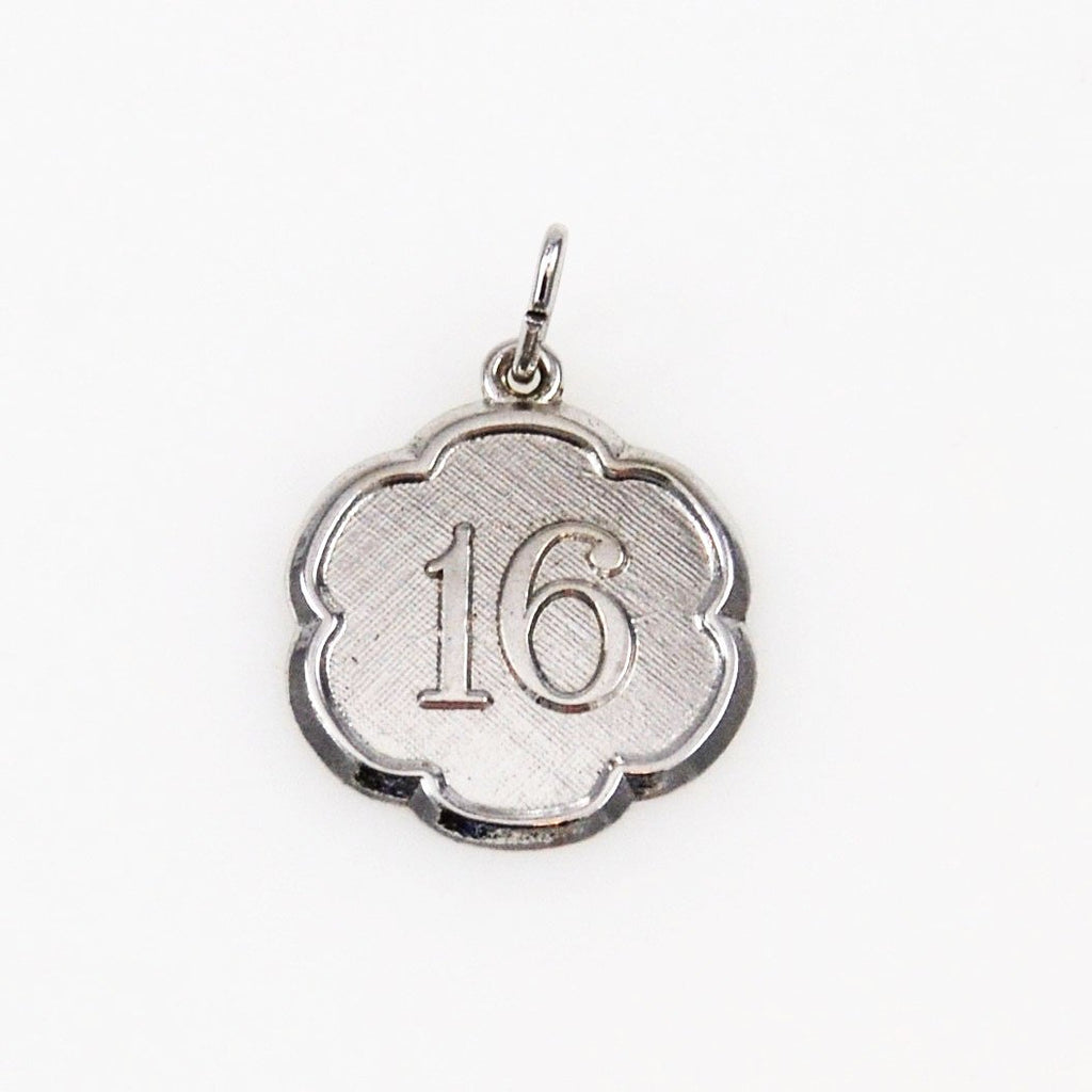 Sterling Silver Sixteen Charm Vintage