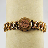 Briggs Gold Expandable Sweetheart Locket Bracelet