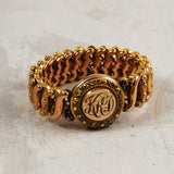 Gold Expandable Sweetheart Locket Bracelet
