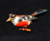 Takahashi Robin Bird Pin On 