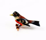 Takahashi Robin Bird Pin On Original Card