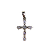 Tanzanite & Diamond 14KT Gold Cross