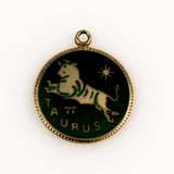 Vintage Taurus Sterling Charm