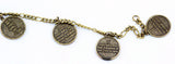 Ten Commandments Bronze Charm Bracelet