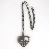 Rune Tennesmed Pewter Heart Necklace Sweden