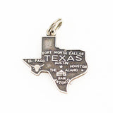 Vintage Silver Texas State Charm