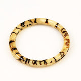 Vintage Tiger Coral Bangle Bracelet