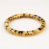 Vintage Tiger Coral Bangle Bracelet