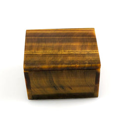 Tiger's Eye Gemstone Trinket Box