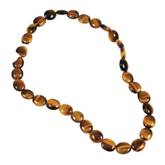 Tiger's Eye Oval Gemstone Strand