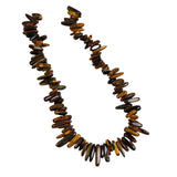 Tiger's Eye Beads Tooth Gemstone 