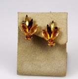 Delizza & Elster Topaz Rhinestone Earrings