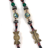 Ghana Boule African Trade Beads Necklace