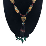 Glass & Boule African Trade Beads Necklace