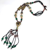 Glass & Boule African Trade Beads Necklace