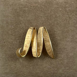 Crown Trifari Gold M Initial Brooch Vintage