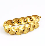 Trifari Gold Wavy Bracelet Vintage