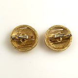 Trifari Gold Vintage Clip On Earrings