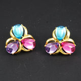 Vintage Trifari Colorful earrings