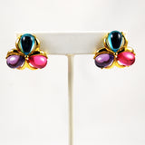 Trifari Jelly Belly Vintage Earrings