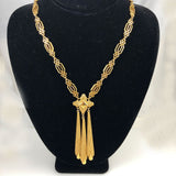 Trifari Gold Pendant Necklace Vintage