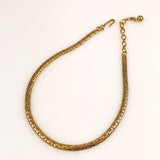 Trifari Gold Choker Necklace Vintage