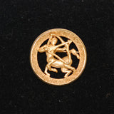 Trifari Gold Sagittarius Brooch Vintage