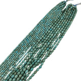 Turquoise Barrel Beads Natural