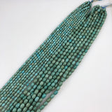 Turquoise Barrel Beads Natural