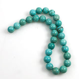 Turquoise Blue Round Beads 14mm
