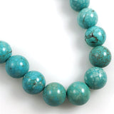 Turquoise Blue Round Beads 14mm